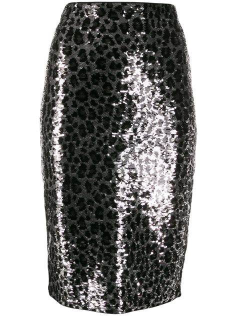 michael kors leopard sequin skirt|michael kors sheath dresses.